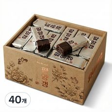 스낵큐 노브랜드 과자, 40개, 팥양갱