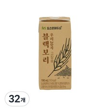 네이처세븐 효소분해 블랙보리 우리 20곡 고칼슘 두유, 32개, 190ml