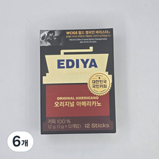 이디야 비니스트 오리지널 아메리카노, 1g, 12개입, 6개