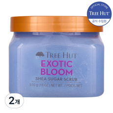 트리헛 시어 슈가 바디스크럽 엑소틱블룸 향, 510g, 2개