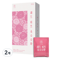 오색다원 레드비트 옥수수차, 2개, 100개입, 1.4g