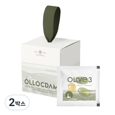 올록담 올리브3 EVOO 지중해 올리브오일 캡슐, 2박스, 30정