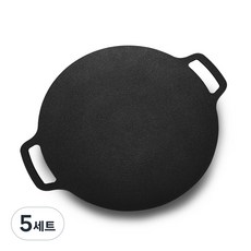 캠핑 그리들팬 실리콘손잡이 2개 세트, 5세트, 25cm