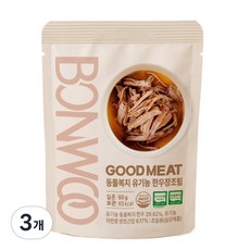 굿미트 동물복지 유기농 한우 장조림(유아 및 어린이용), 3개, 60g