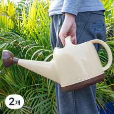 레디박스 홈가드닝 대형 물뿌리개, 2개, 애쉬베이지