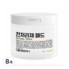 아몬드영 노몬드 속눈썹 립 앤 아이 리무버 전처리제 패드, 8개, 80매입