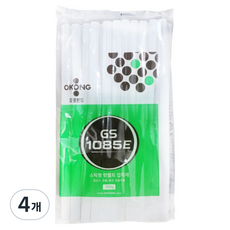 오공 핫멜트 글루건심 실리콘 접착제 GS1085E 700g 11.3mm, 4개