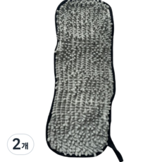 OSTB 극세사 반려동물 대형 펫타올, 2개, 그레이