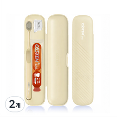 오스템 아이보리 치약칫솔세트 양치키트 불소치약 1450ppm 충치케어치약, 40g, 2개