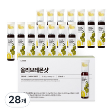 라티브 올리브레몬샷 올레샷 유기농 엑스트라버진 올리브오일 캡슐, 28개, 25ml