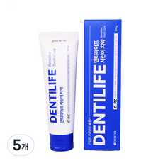 건강한 구강관리 솔루션 덴티라이프 시린이 치약, 5개, 100g