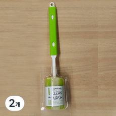 락앤락 길이조절 스폰지 병솔 물병 세척솔, 그린, 2개