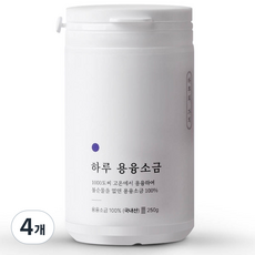 용융소금 미네랄소금 국내산 고순도소금 융용소금 소금 용용소금, 4개, 500g