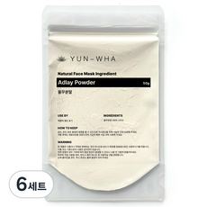 연화 율무팩 율무가루팩 천연팩가루, 1개입, 6개