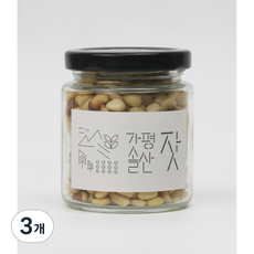 가평솔산 잣, 100g, 3개