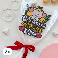 입학식토퍼 고등학교 대학 조카 입학 축하 선물 파티 용돈 봉투, 2개, 혼합