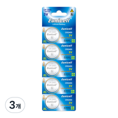 굿앤굿스 CR2450 유니셀 Eunicell 코인 건전지 현대 기아 BMW 스마트키, 3개, 5개입