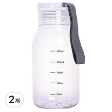 국산 미니 휴대용 물병 물통 보틀 러닝 스포츠 어린이 에코젠 안심소재 BPA free, 10 에코누드그레이, 2개, 300ml