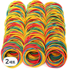 대용량 고무줄 소포장 1kg 100g*10 봉지, 다 색 38MM-1kg, 2세트