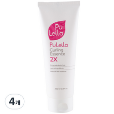 퓨레이라 컬링 에센스 2X 웨이브 컬크림 헤어에센스 컬유지 볼륨 부스스케어, 4개