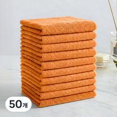 호레카클래식스 도톰한 업소용 다용도 타월 100g 30수 미용타올 사우나 세면 수건, 50개, 샌드베이지