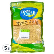 남보은농협 햇뜰내 국산 찰기장쌀, 5개