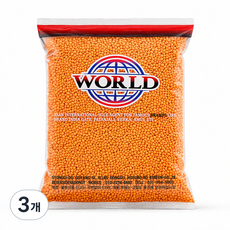 World Masoor Dals Red lentil 레드렌틸 마수르달, 3개