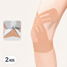 메이드온 무릎 테이핑 근육 테이프 러닝 등산 스포츠테이핑, 2세트, 10개입