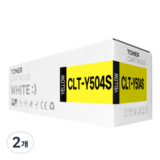 CLT-K504S 호환 토너, 2개, 노랑