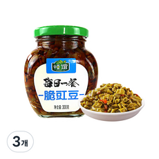 (배터짐)매일한끼 반찬 취짱두 짜차이 줄콩 밥반찬, 300g, 3개