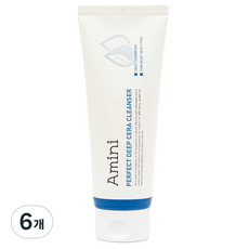 아미니 퍼펙트 딥 세라 클렌징 폼 (자연유래 계면활성제 100%), 150ml, 6개