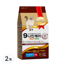 스마트하트골드 고양이 나인케어 기능성 사료, 다이어트(체중유지), 1.2kg, 2개 다이어트(체중유지), 1.2kg, 2개