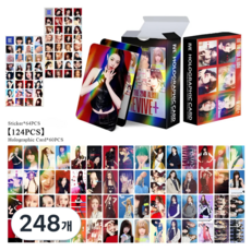 아이브 IVE 장원영 스페셜 에디션 REVIVE+ 홀로그램 포카 124장 홀로그램 포카 60장 스티커 64장 도무송 다꾸 선물용, 248개, 정규2집 REVIVE+