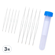 비엘스키 구슬바늘 목걸이 보석 제작 10개 쥬얼리 아트 공예 팔찌 비즈 DIY, 3개