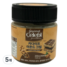 첼레비 카다이프 아몬드 스프레드 두바이잼, 5개, 200g
