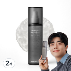 원오브뎀 카밍샷 듀드롭 히알루론산 얼굴 미스트 비건 수분 세럼, 150ml, 2개