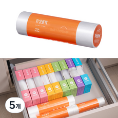 아스티하우스 서랍쏙 위생 롤백 롤팩 위생백 S(소), 5개, 200개입, 소(S)