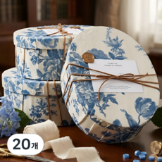 세지아 고급 선물 꽃다발 포장지, 20개, 블루