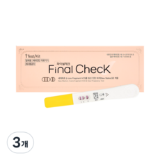 에이디텍 파이널 체크 임신테스트기, 1개입, 3개