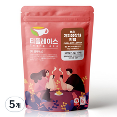 티플레이스 볶은 계피생강 블랜딩 삼각티백차 50ea, 5개, 50개입