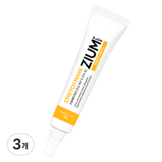 ZIUM 스트레치 마크 튼살관리 겔, 15g, 3개