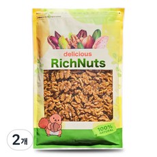 리치너츠 미국산 호두 반태 1/2태, 2개, 500g