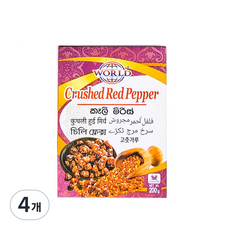 Crushed Red Pepper 크러쉬드 레드 페퍼, 200g, 4개