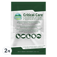 옥스보우 크리티컬 케어 소동물 영양 회복, 2개, 36g