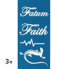 재사용 가능한 지워지는 셀프 헤나타투 도안A-01~12, 3개, A-12