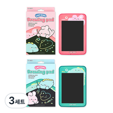 레이지스타 드로잉 패드 4개세트 6인치 전자노트 드로잉패드 그림판, 3세트