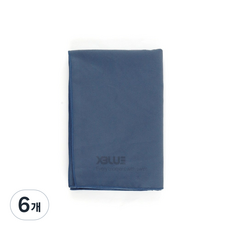 XBL-5551-블루그레이 건식 타올, 블루그레이, 6개