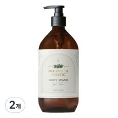 보태니컬 매스틱 바디워시 스위트플로랄, 2개, 500ml