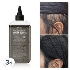 까미모 블랙빈 스칼프 워터 탈모 완화 두피스케일러, 3개, 250ml