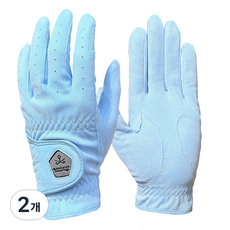 클래식 스카이 남성 왼손 골프장갑 땀 비에 강한 고급합피 이중덧뎀 논슬립 파크골프, 2개, 클래식스카이